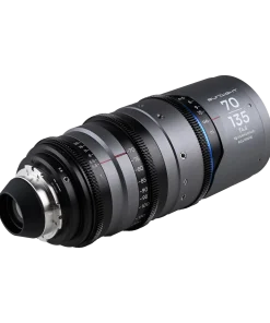 Laowa Sunlight Series — zoom full-frame anamorphic 2x (40–135mm qua 2 ống 40–80mm và 70–135mm), T4.5, thiết kế front-anamorphic, parfocal, vòng flare 4 màu (blue/amber/silver/clear), dreamy oval bokeh, mượt focus roll-off, Ø105mm thân trước, 77–95mm filter, bayonet PL (tùy chọn RF/Z/E/L).