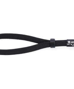 Dây đeo tay máy ảnh Artisan & Artist ACAM-311A bản dẹt bằng dây lụa màu đen cổ điển