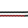 Dây đeo máy ảnh Artisan & Artist ACAM-318 Silk Strap họa tiết sóng Nhật Bản truyền thống Sasanami (phiên bản dài) – làm từ lụa tết cao cấp Kyoto, kết hợp da đen