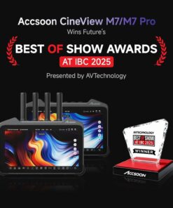 Màn hình Accsoon CineView M7 Pro – All‑in‑One, vừa phát (TX) vừa thu (RX) tín hiệu không dây